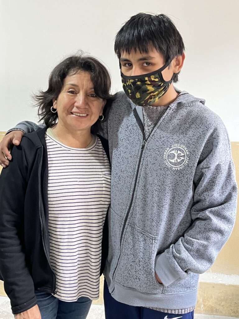 Parent and student Peru