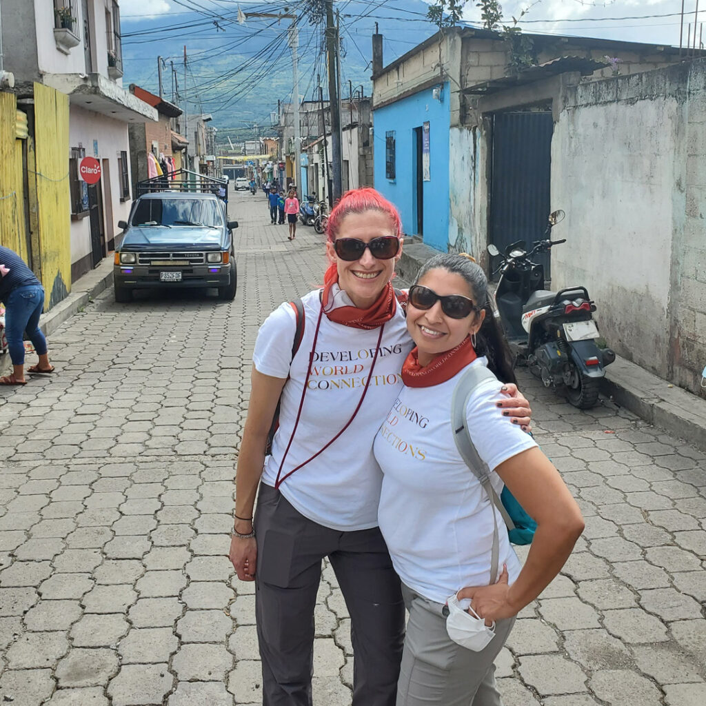 Salesforce volunteers in San Miguel Dueñas