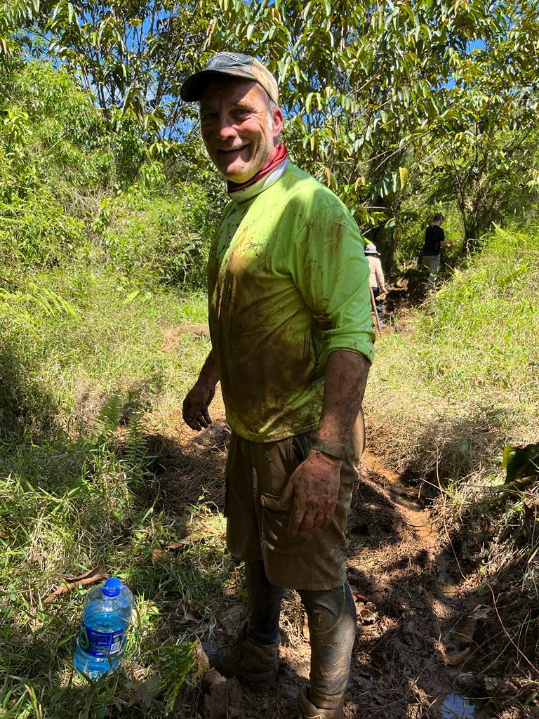 Muddy DWC volunteer in Costa Rica