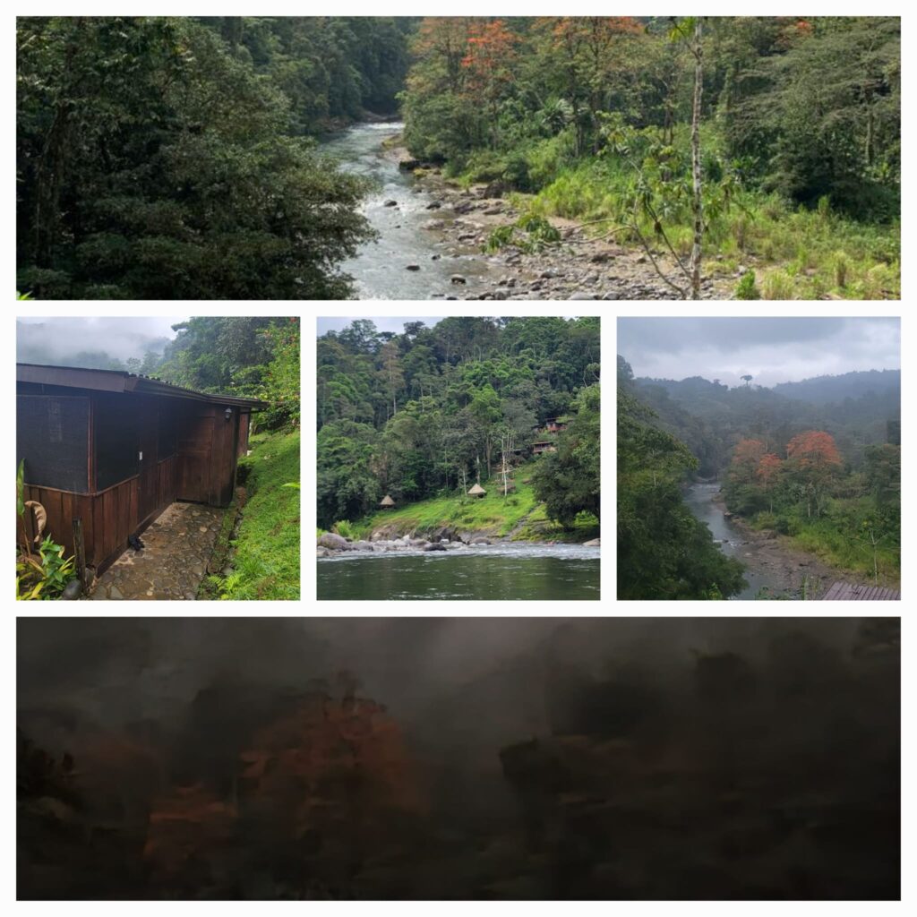 Landscape photo collage Costa Rica