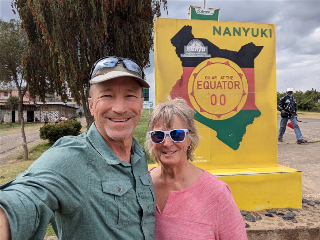 Equator sign Kenya