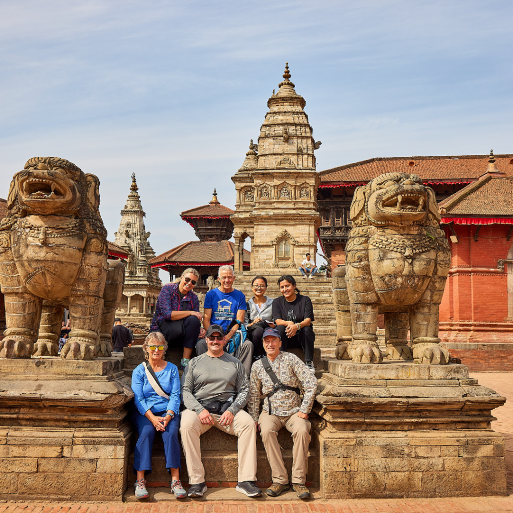 DWC volunteers posing in Kathmandu