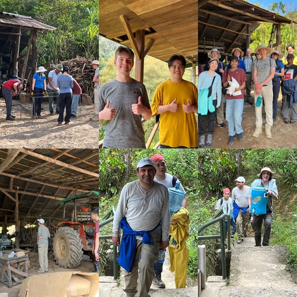 Collage of Volunteers in Costa Rica