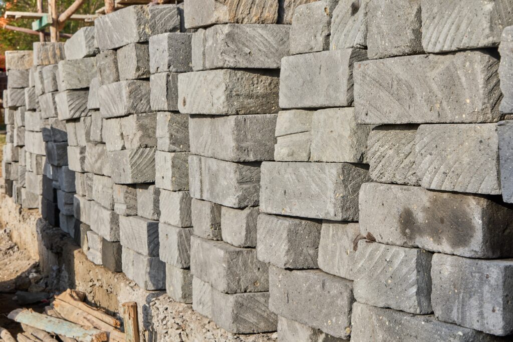 Stack of bricks Kenya