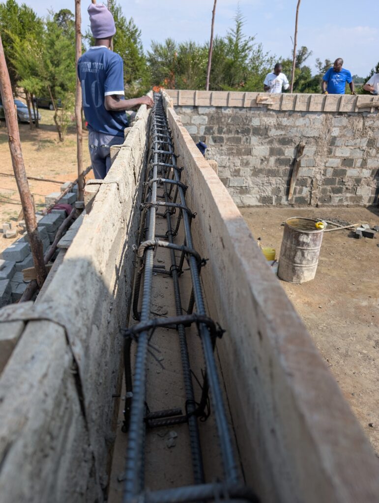 Inserting rebar Kenya