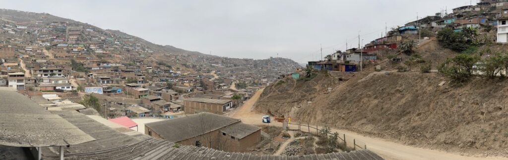 Panorama of Villa María del Triumfo Peru
