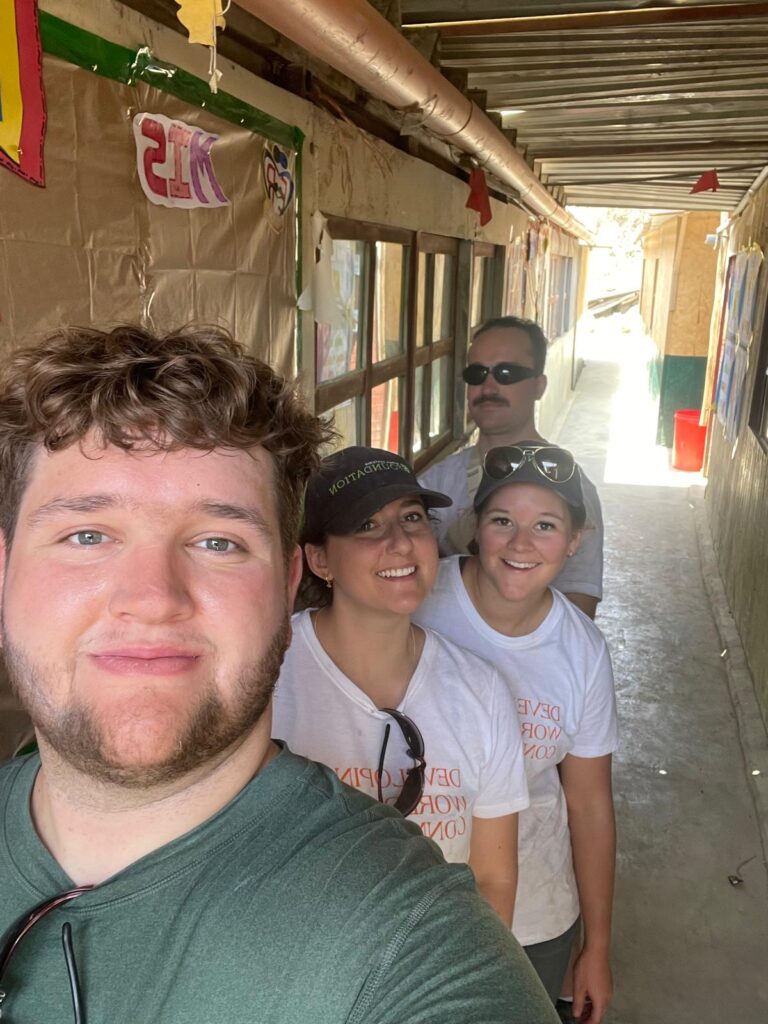 Urban Systems volunteer team at project site in Peru November 2025