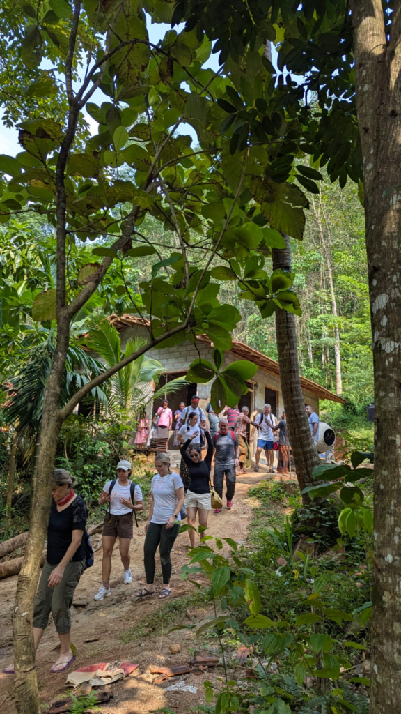 Volunteers leaving finished home Sri Lanka